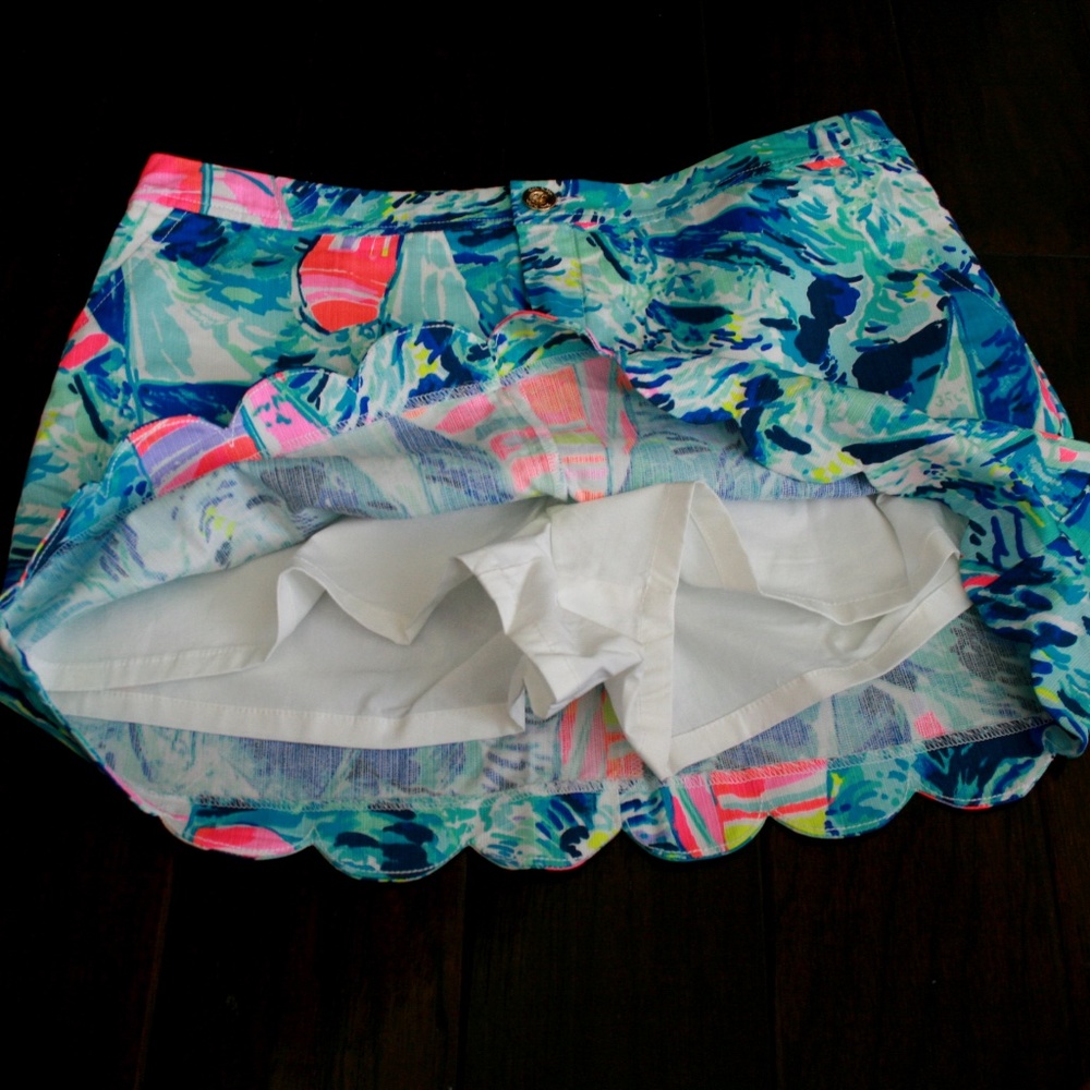 Lilly Pulitzer Scallop Skort